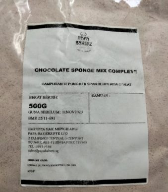 CHOCOLATE SPONGE MIX 500G